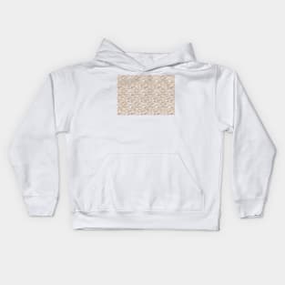 А journey through the desert, abstraction in neutral colors Kids Hoodie